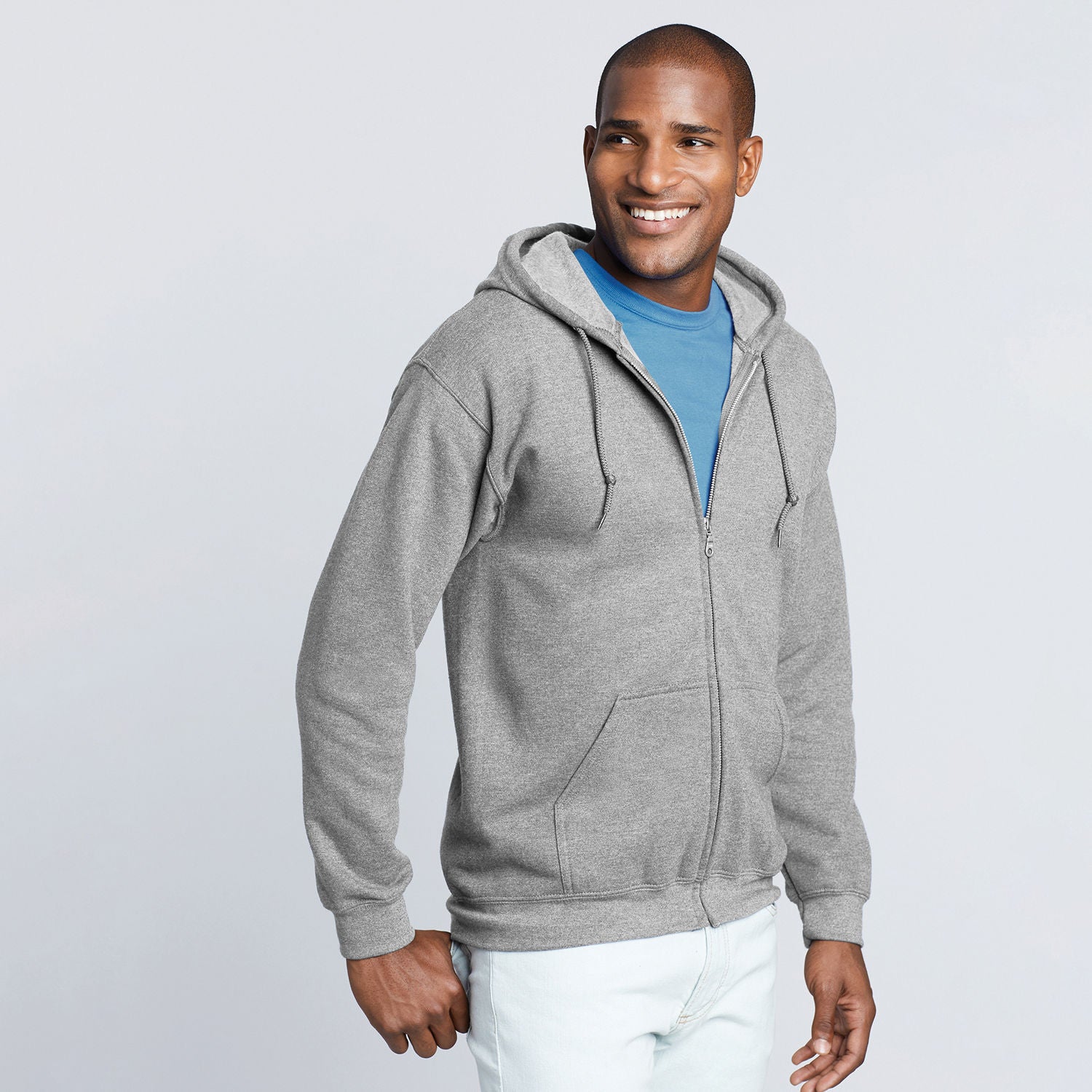 Gildan Heavy Blend Adult Full Zip Hooded Sweatshirt