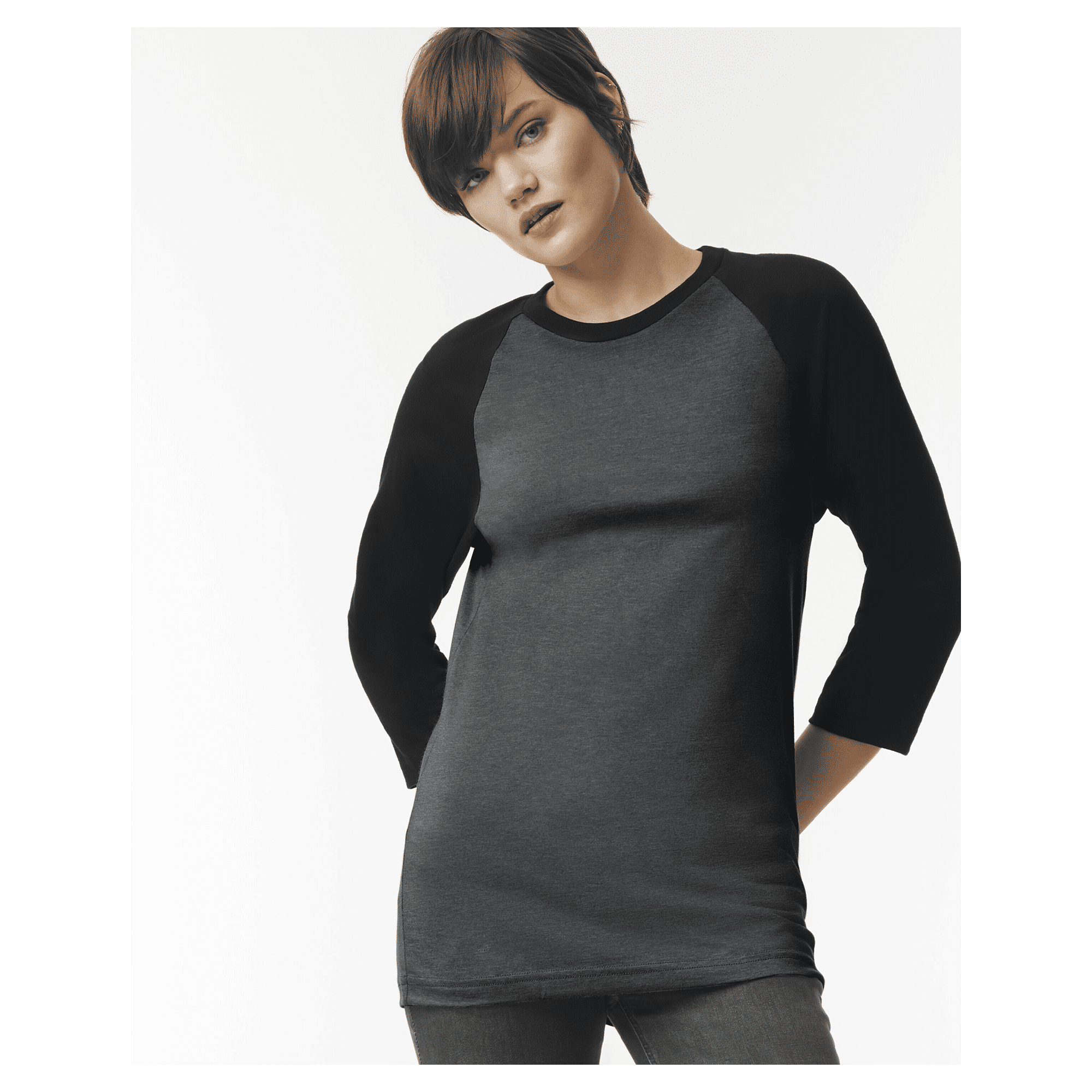 American Apparel CVC Unisex Raglan T-shirt