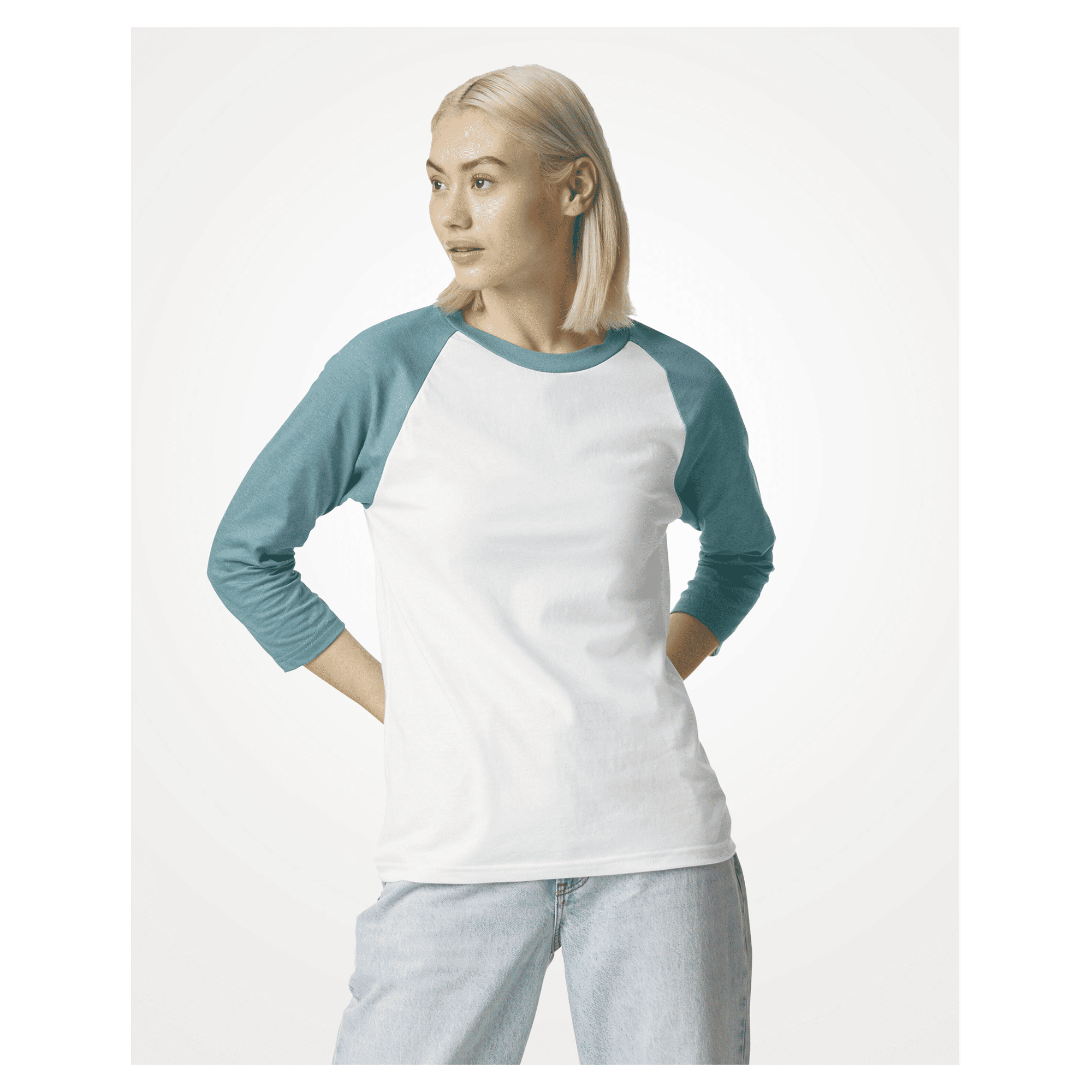 American Apparel CVC Unisex Raglan T-shirt