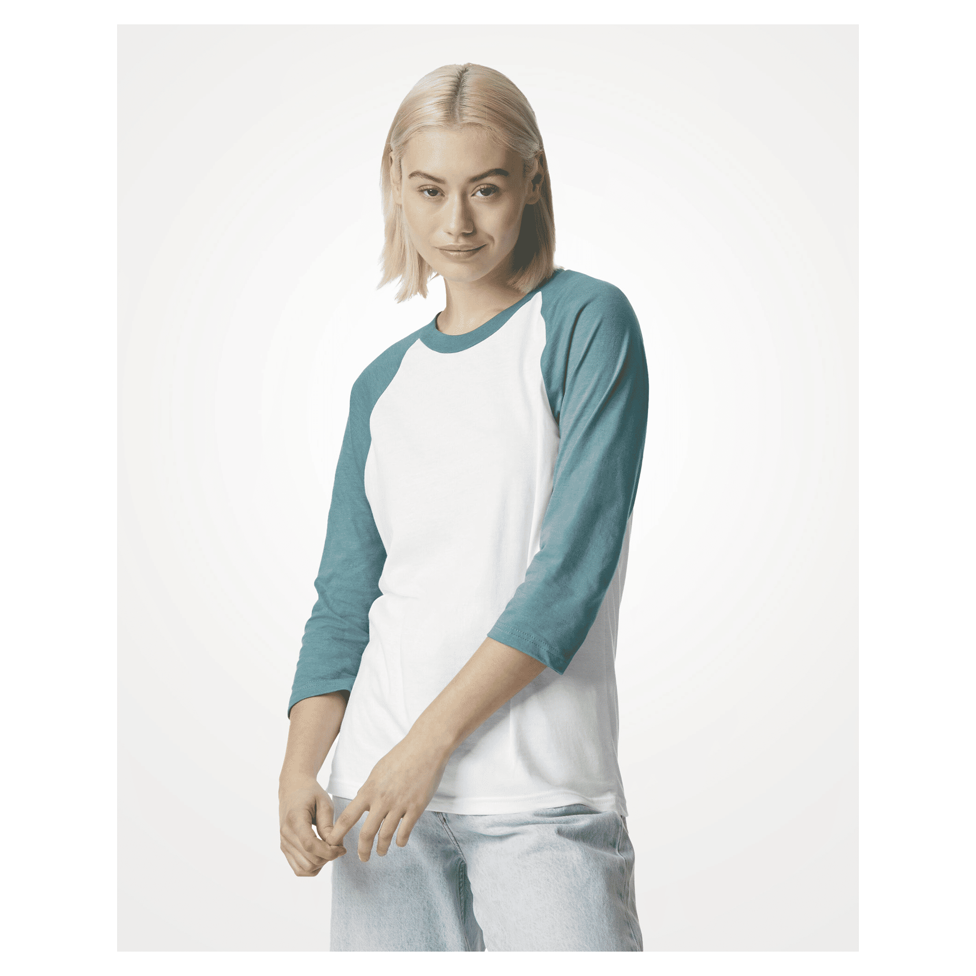 American Apparel CVC Unisex Raglan T-shirt