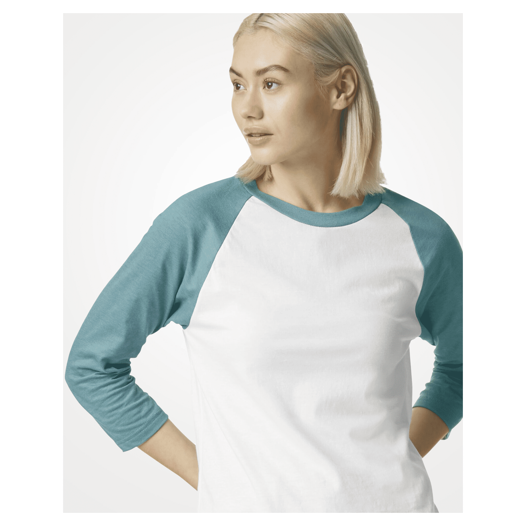 American Apparel CVC Unisex Raglan T-shirt