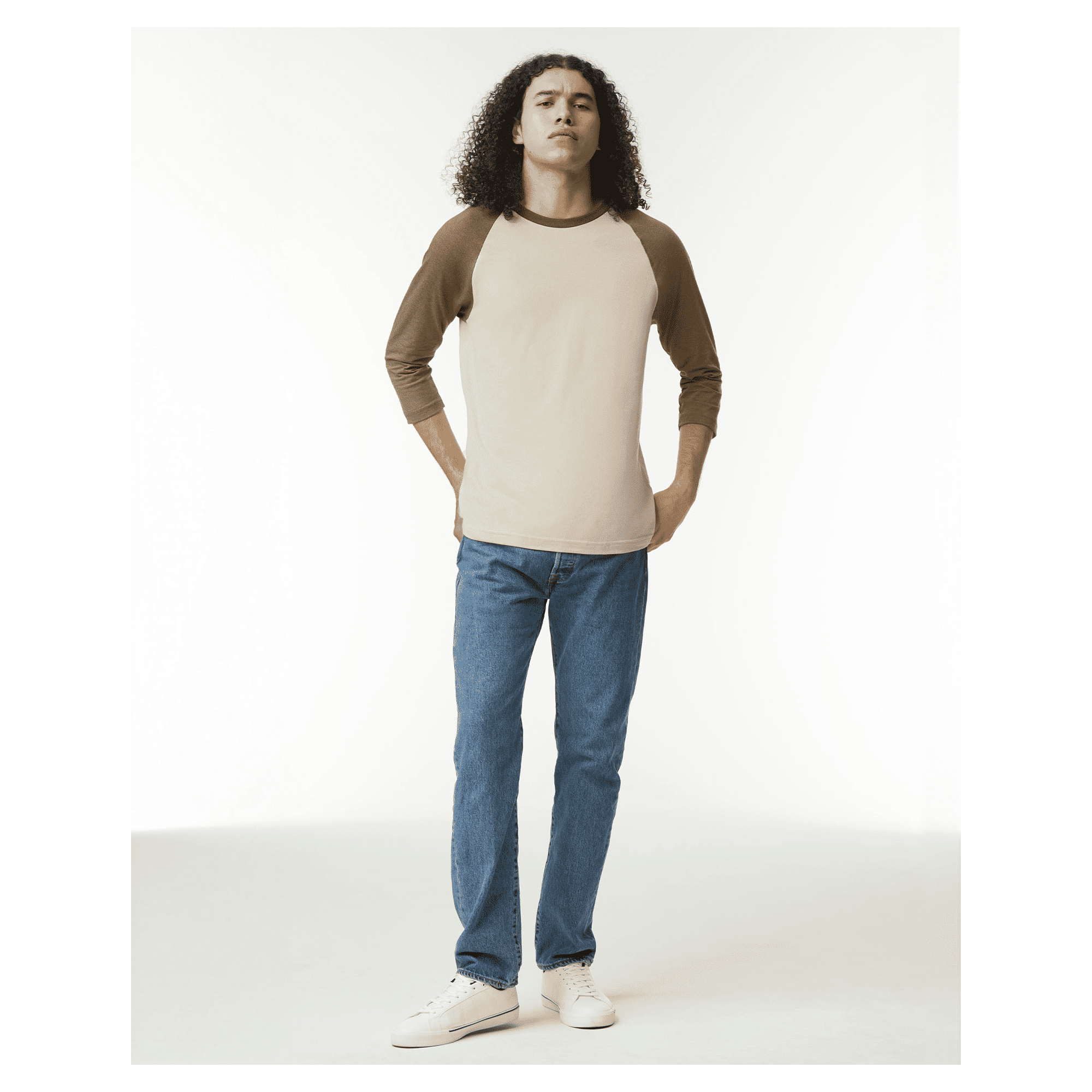 American Apparel CVC Unisex Raglan T-shirt