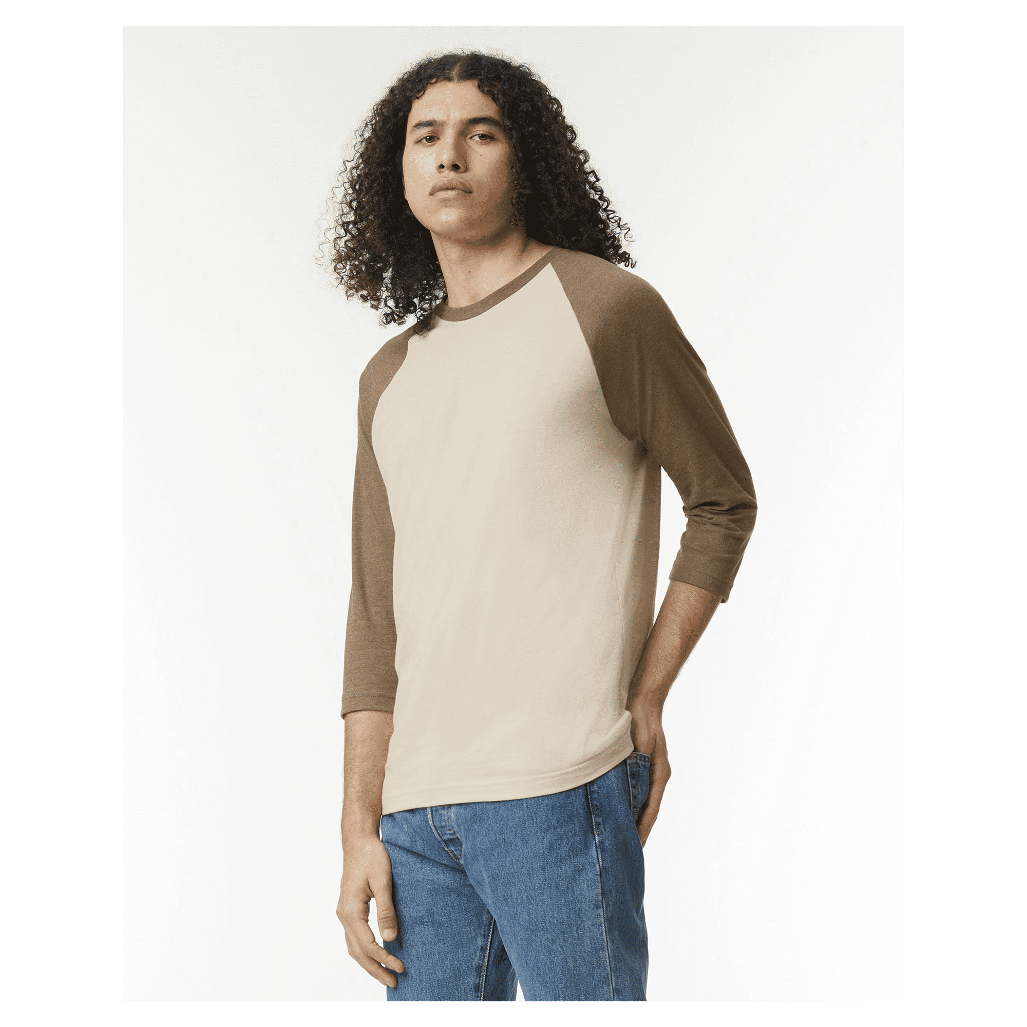 American Apparel CVC Unisex Raglan T-shirt