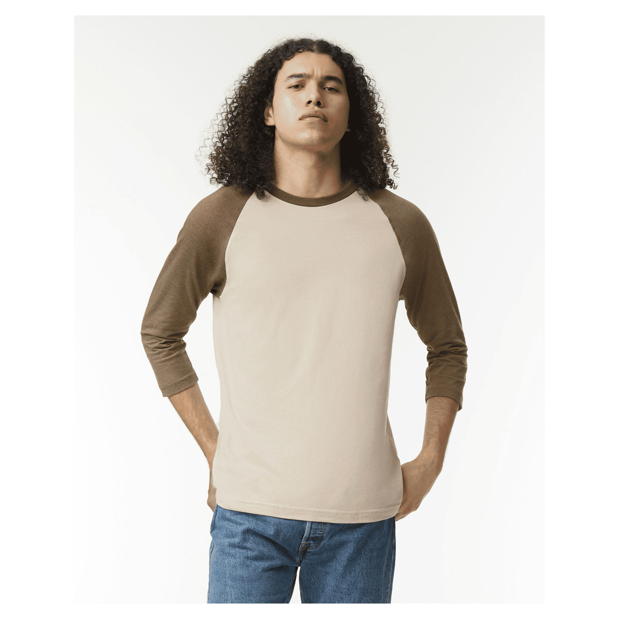 American Apparel CVC Unisex Raglan T-shirt