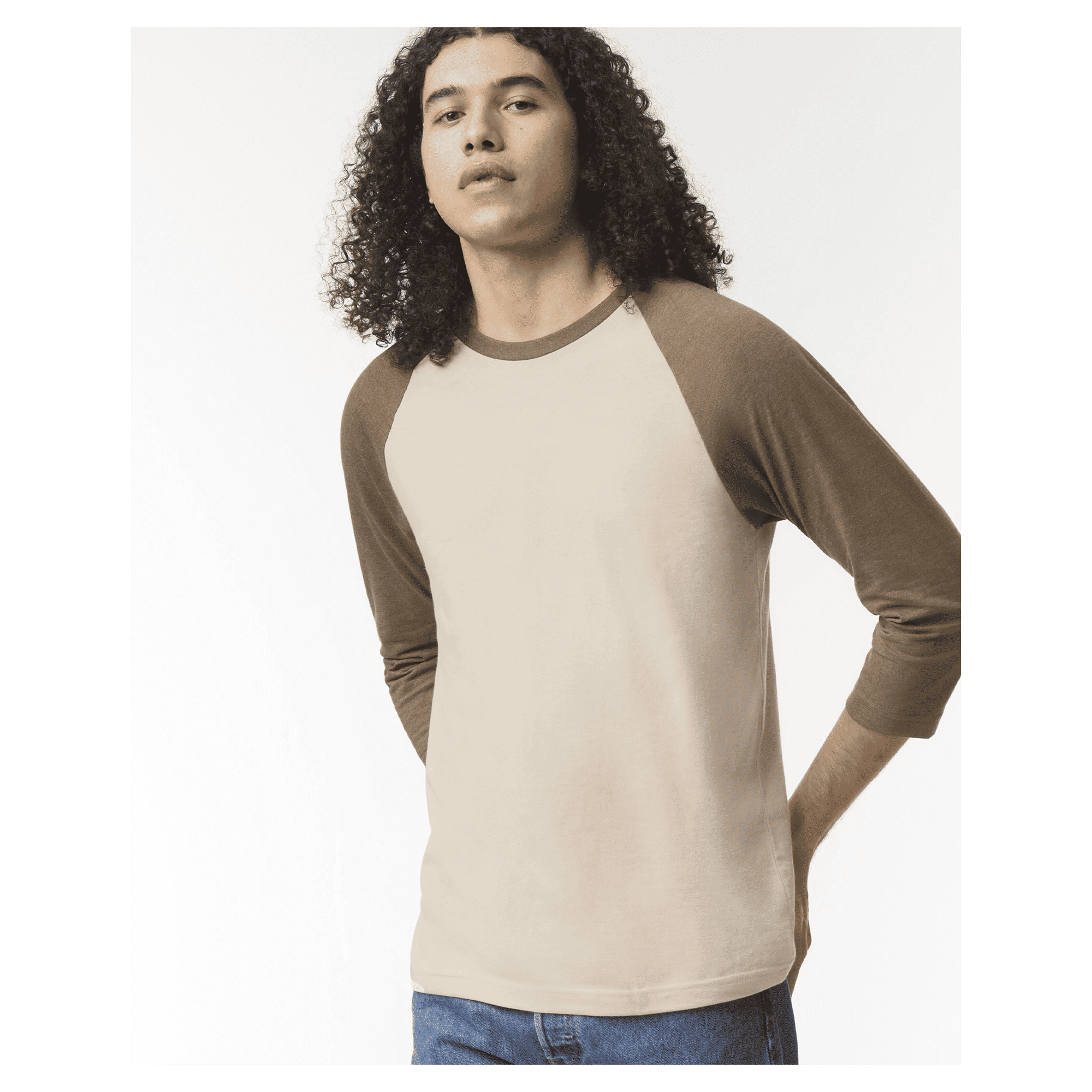 American Apparel CVC Unisex Raglan T-shirt