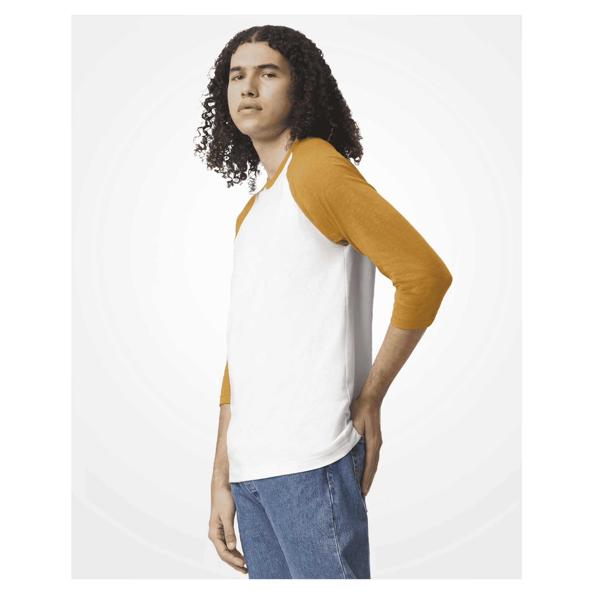 American Apparel CVC Unisex Raglan T-shirt