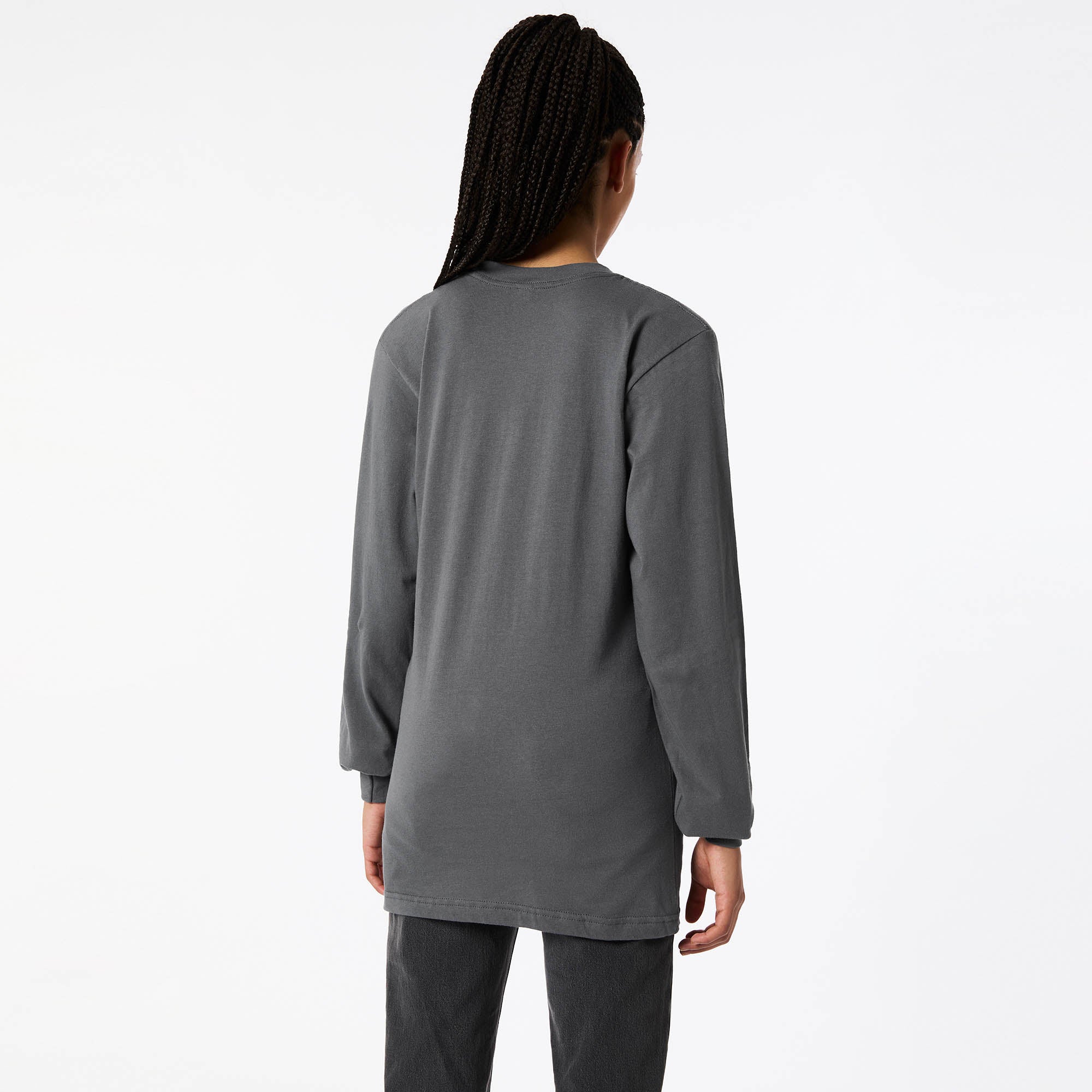 American Apparel Cotton Long Sleeve Fine Jersey T-shirt