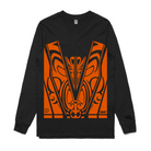 Base Unisex Long Sleeve T-Shirt Orange Hi Vis - Hi-Vis-Trends