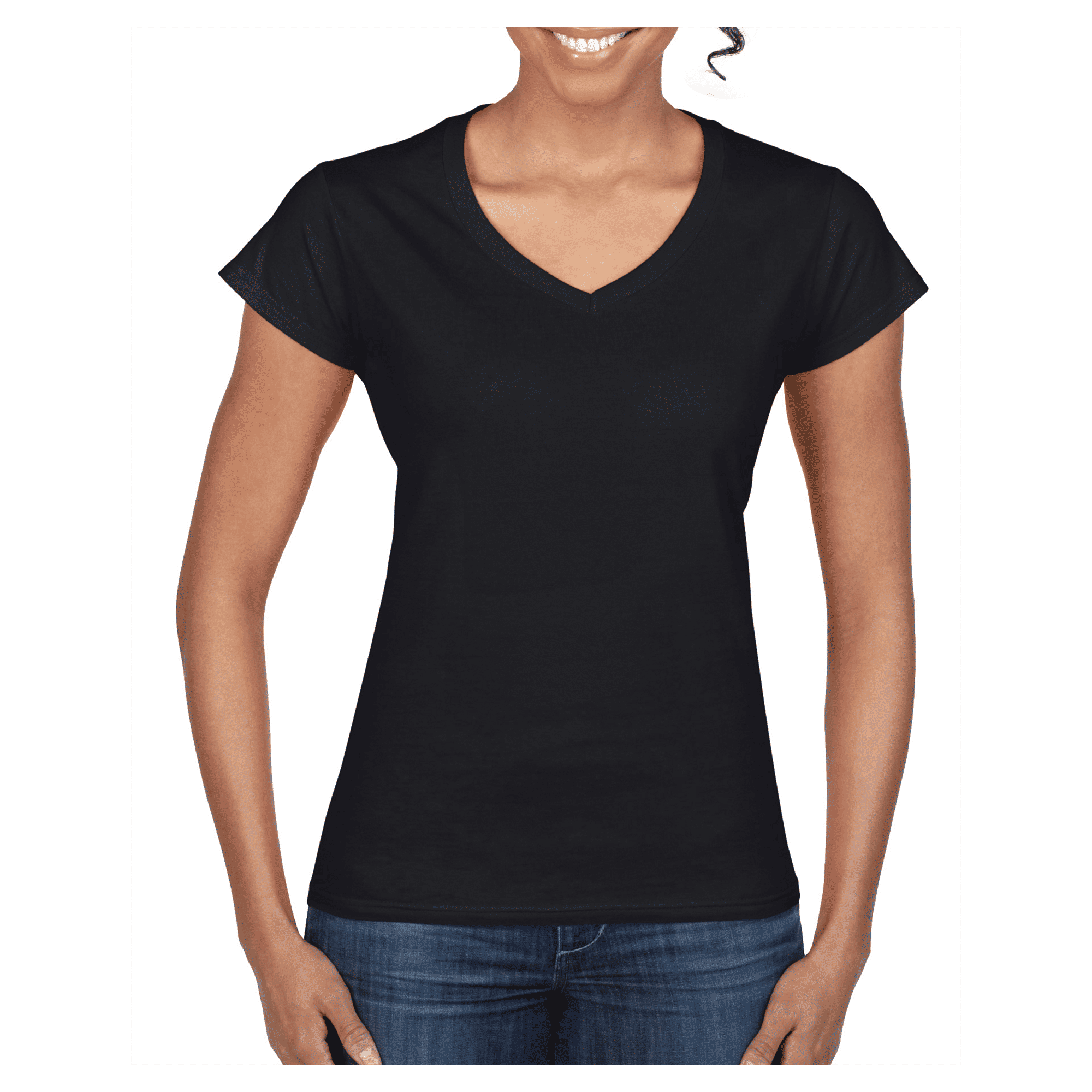 Gildan Softstyle Ladies' V-Neck T-Shirt