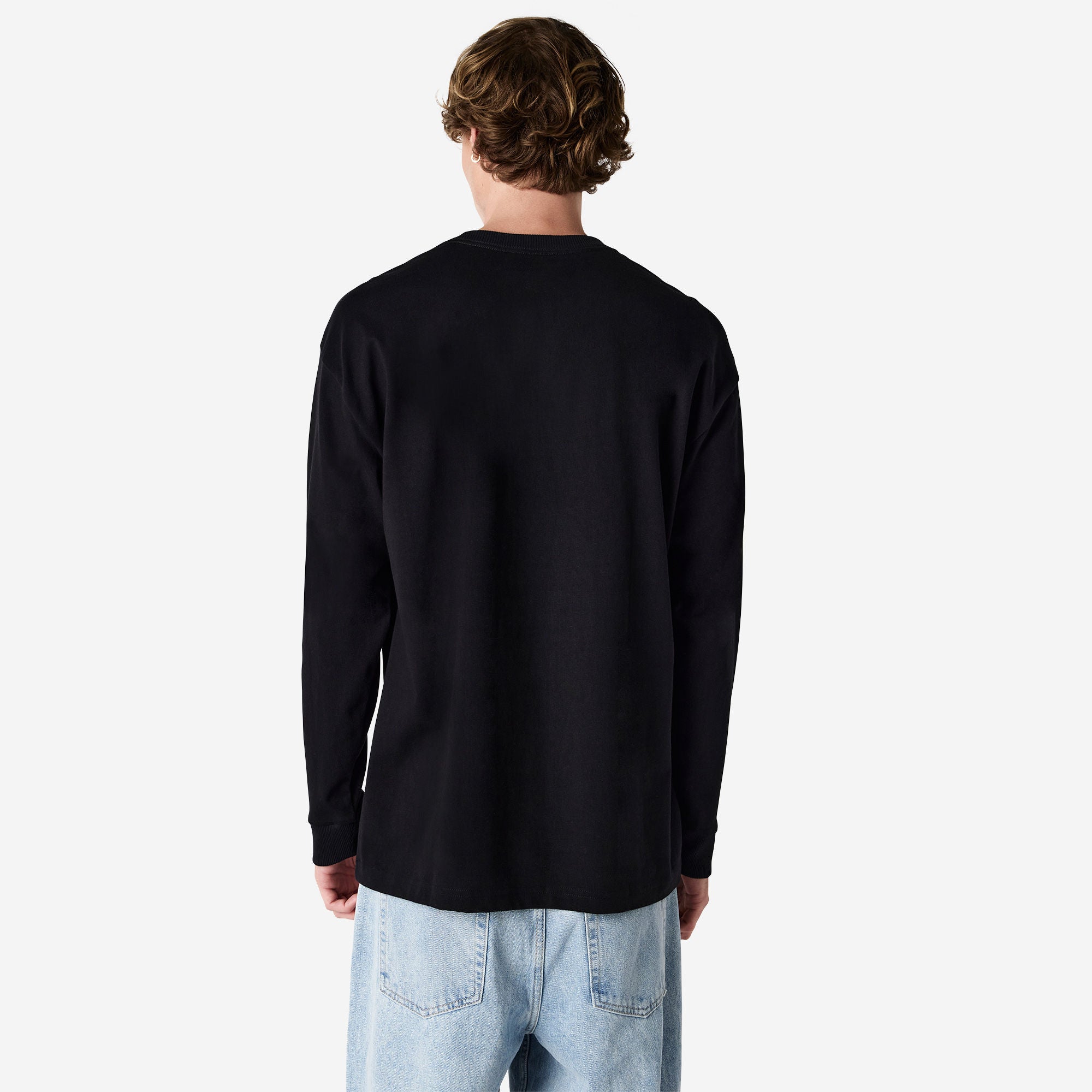 American Apparel Super Heavyweight Long Sleeve T-Shirt with Pocket