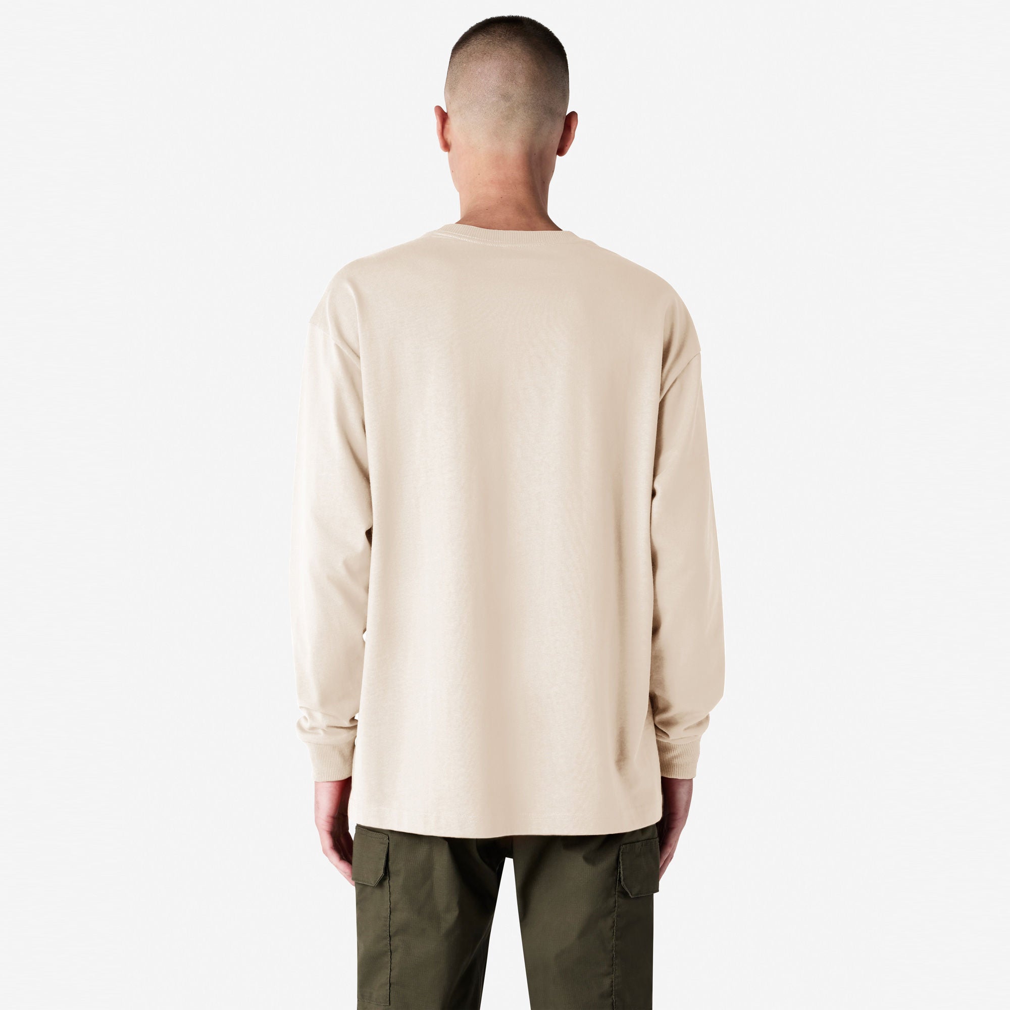American Apparel Super Heavyweight Long Sleeve T-Shirt with Pocket