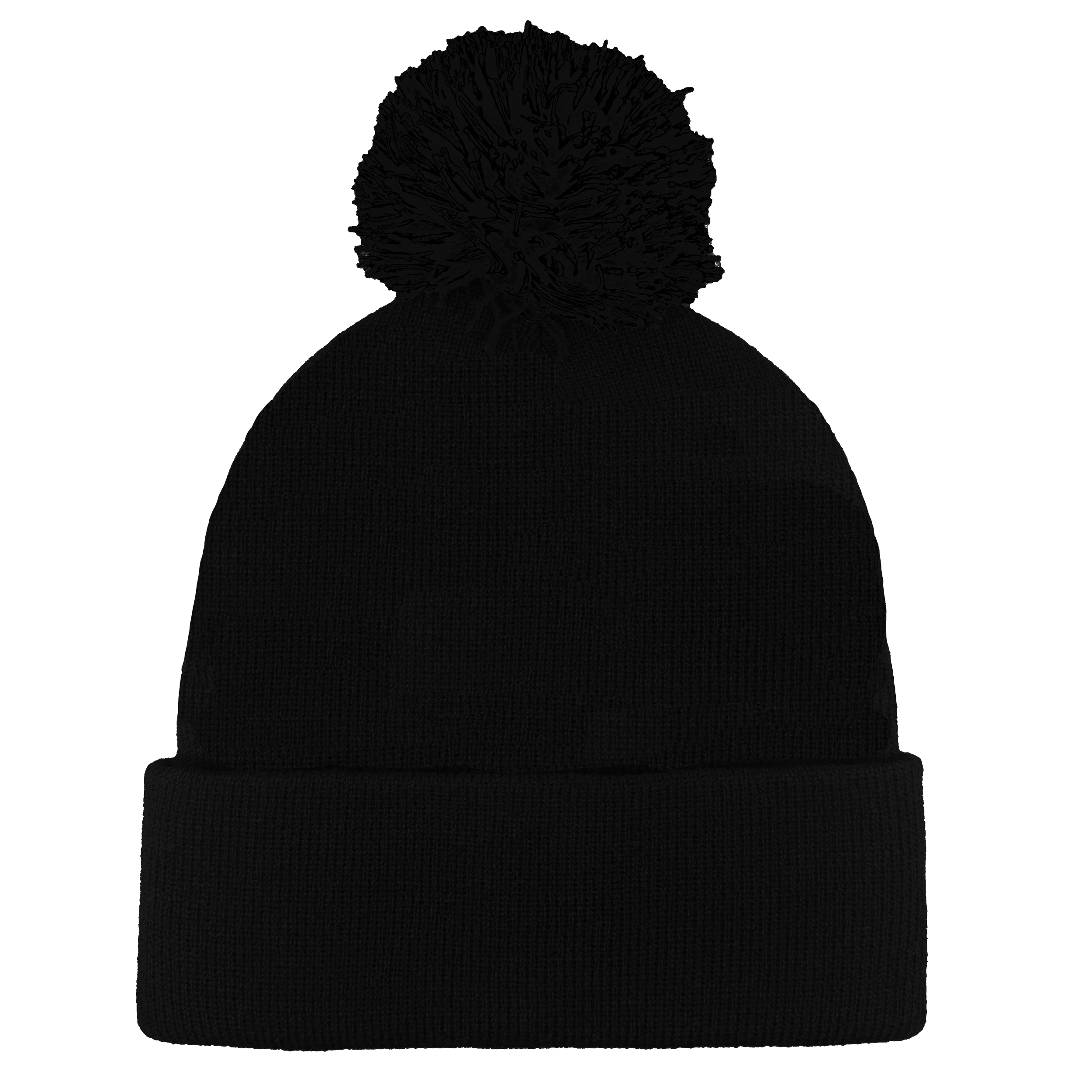 Headwear24 Cuffed Knitted Pom Pom Beanie