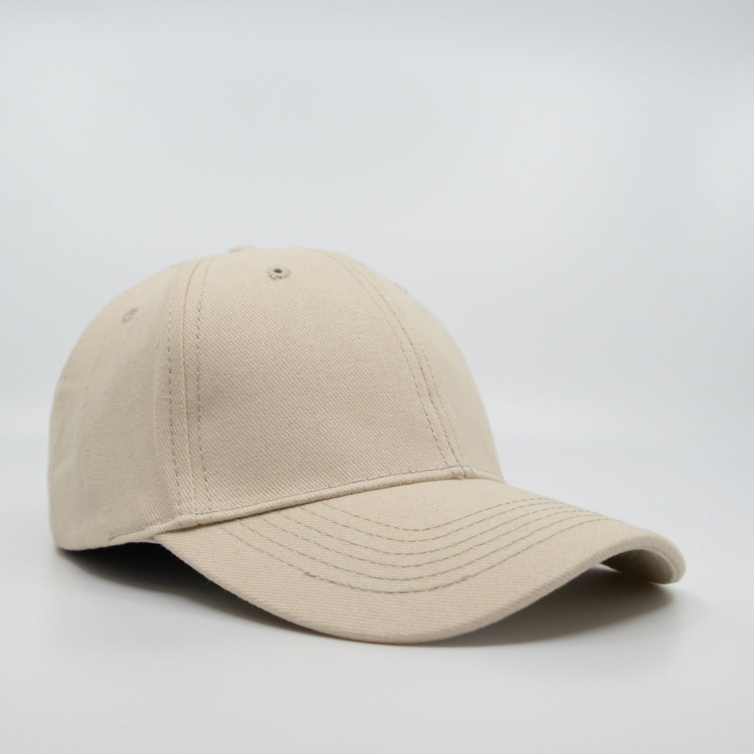 Headwear24 6 Panel Brushed Cotton Cap