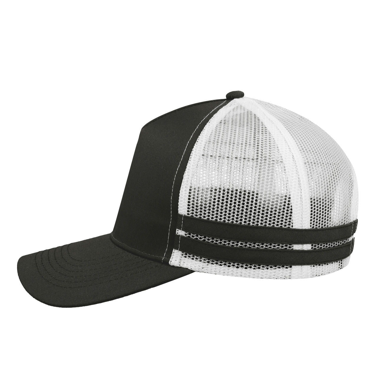 Headwear24 Striped Trucker Cap
