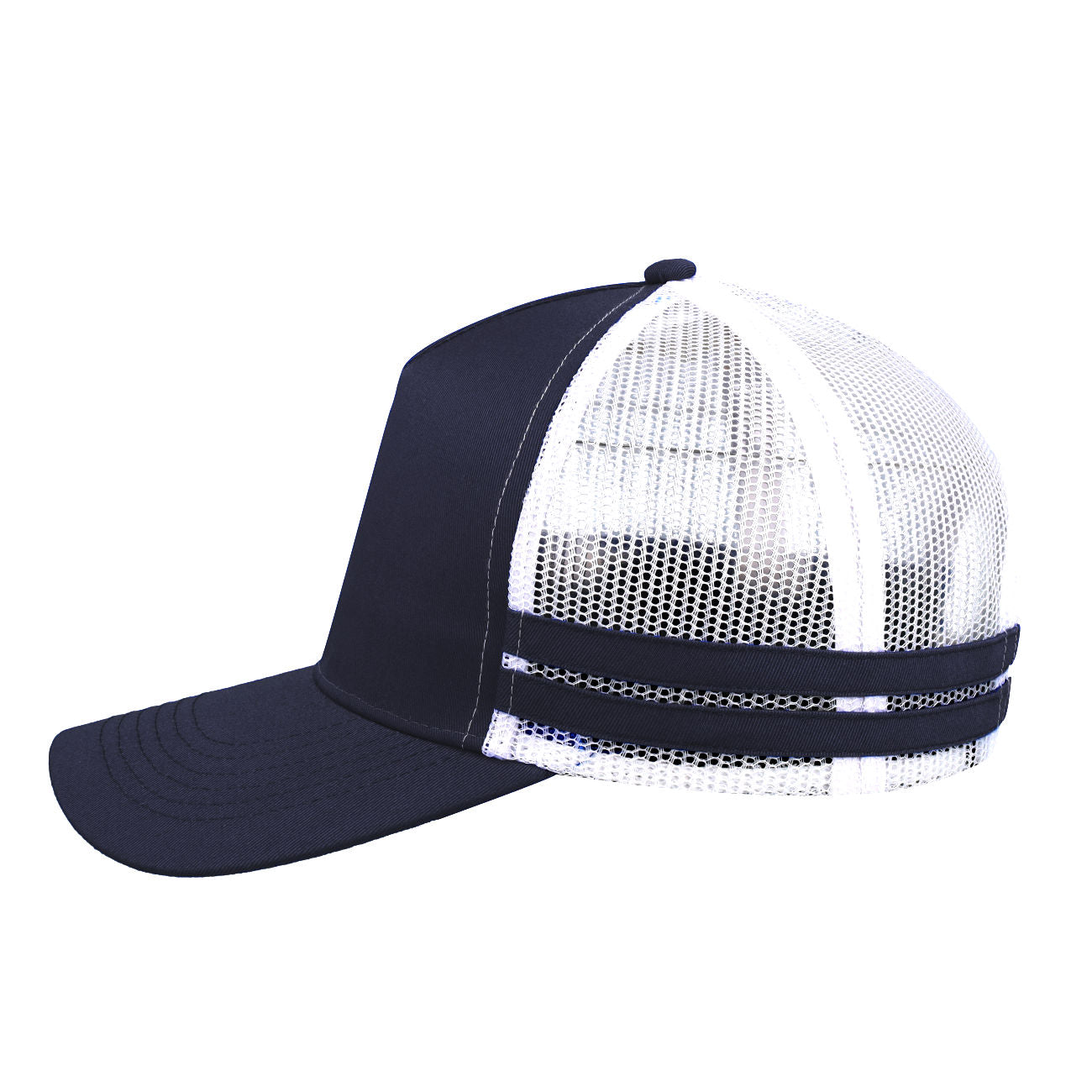 Headwear24 Striped Trucker Cap