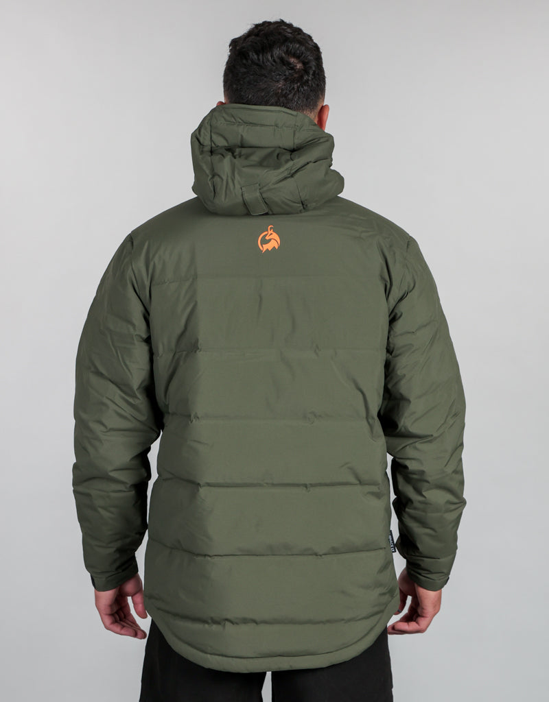 Bushbuck Furnace Waterproof Puffer Jacket - Bayleaf Green Back Men