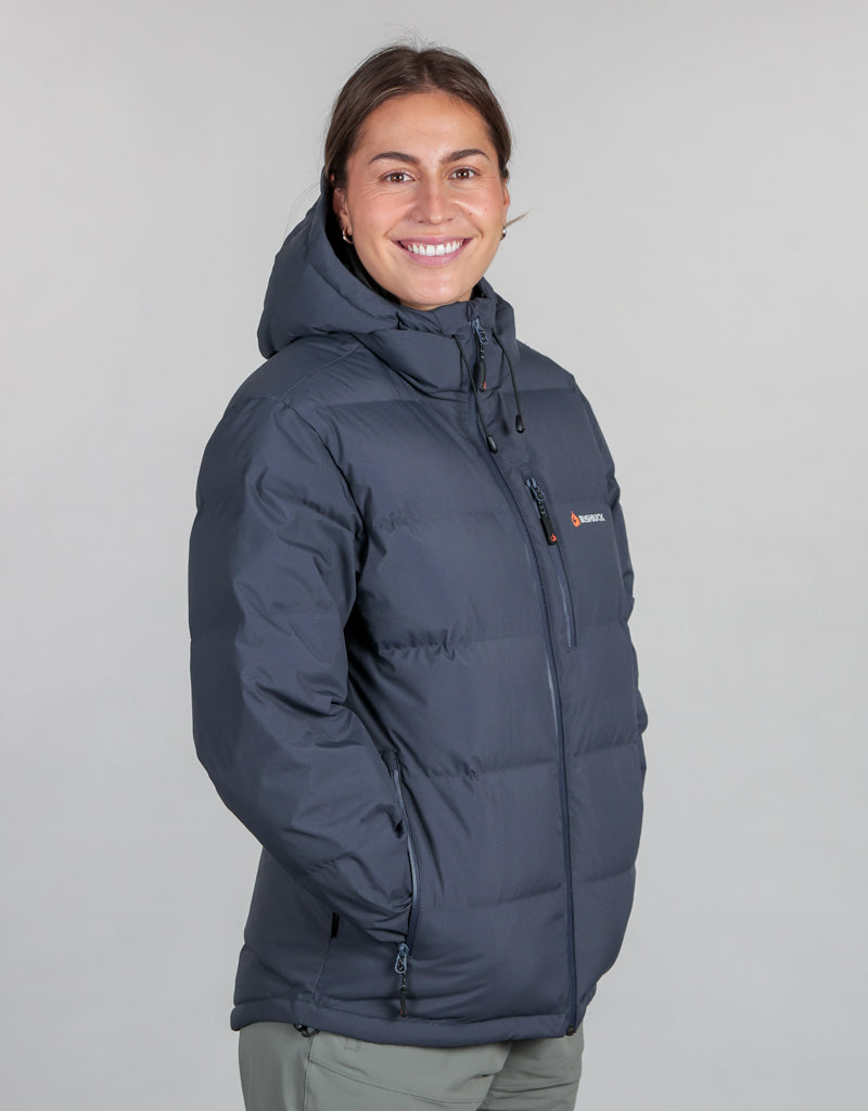 Bushbuck Furnace Waterproof Puffer Jacket - Steel Blue 3/4 Women