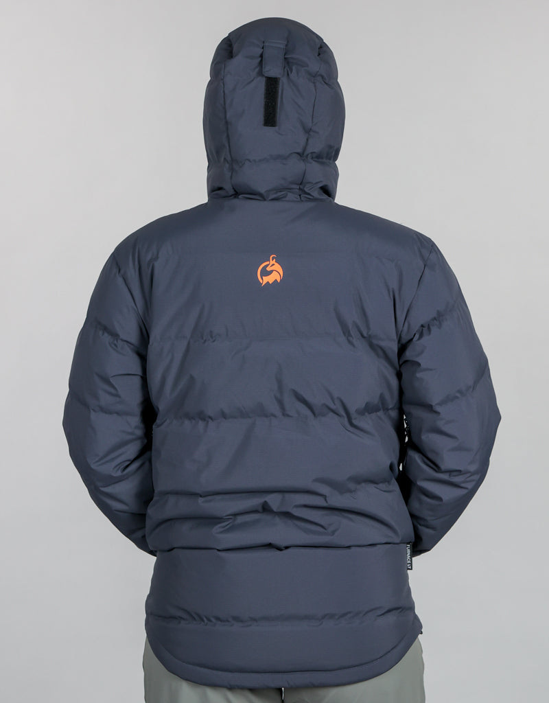 Bushbuck Furnace Waterproof Puffer Jacket - Steel Blue Back with Hood Women