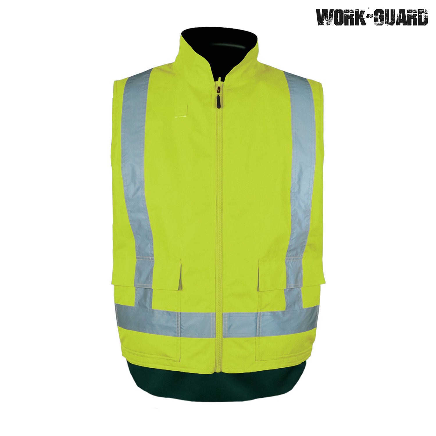 Work-Guard Reversible Fleece Lined Safety Vest Day/Night