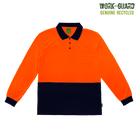 Work-Guard Recycled Hi Vis Longsleeve Polo