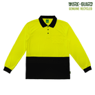 Work-Guard Recycled Hi Vis Longsleeve Polo