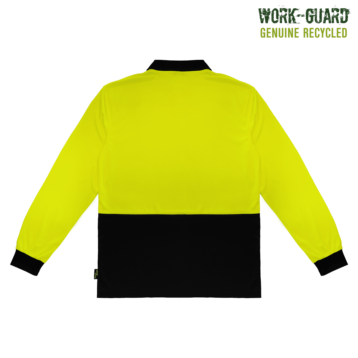Work-Guard Recycled Hi Vis Longsleeve Polo