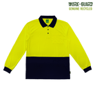 Work-Guard Recycled Hi Vis Longsleeve Polo