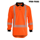 Work-Guard Recycled Hi Vis TTMC Long Sleeve Polo