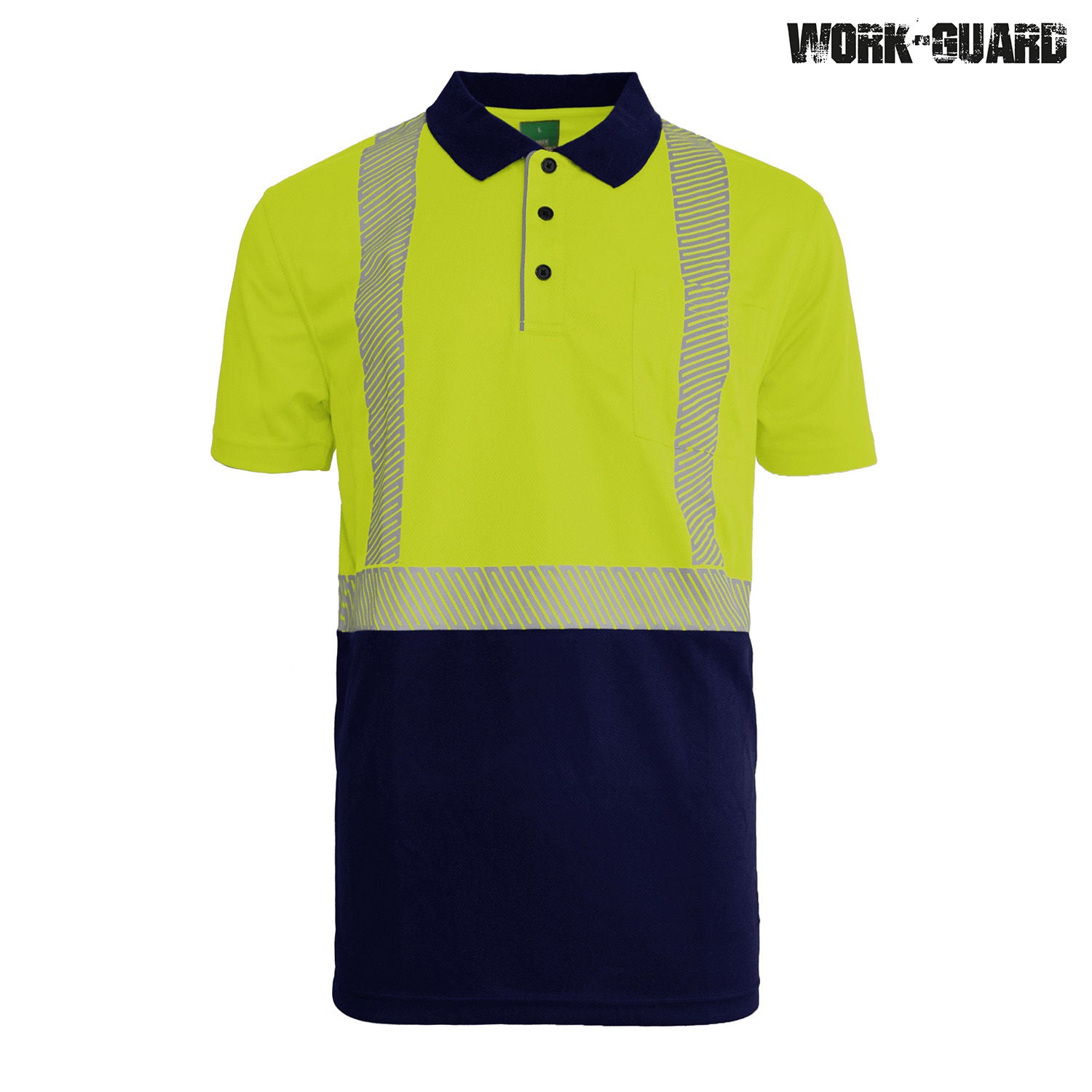 Work-Guard Recycled Hi Vis Short Sleeve Day/Night Polo