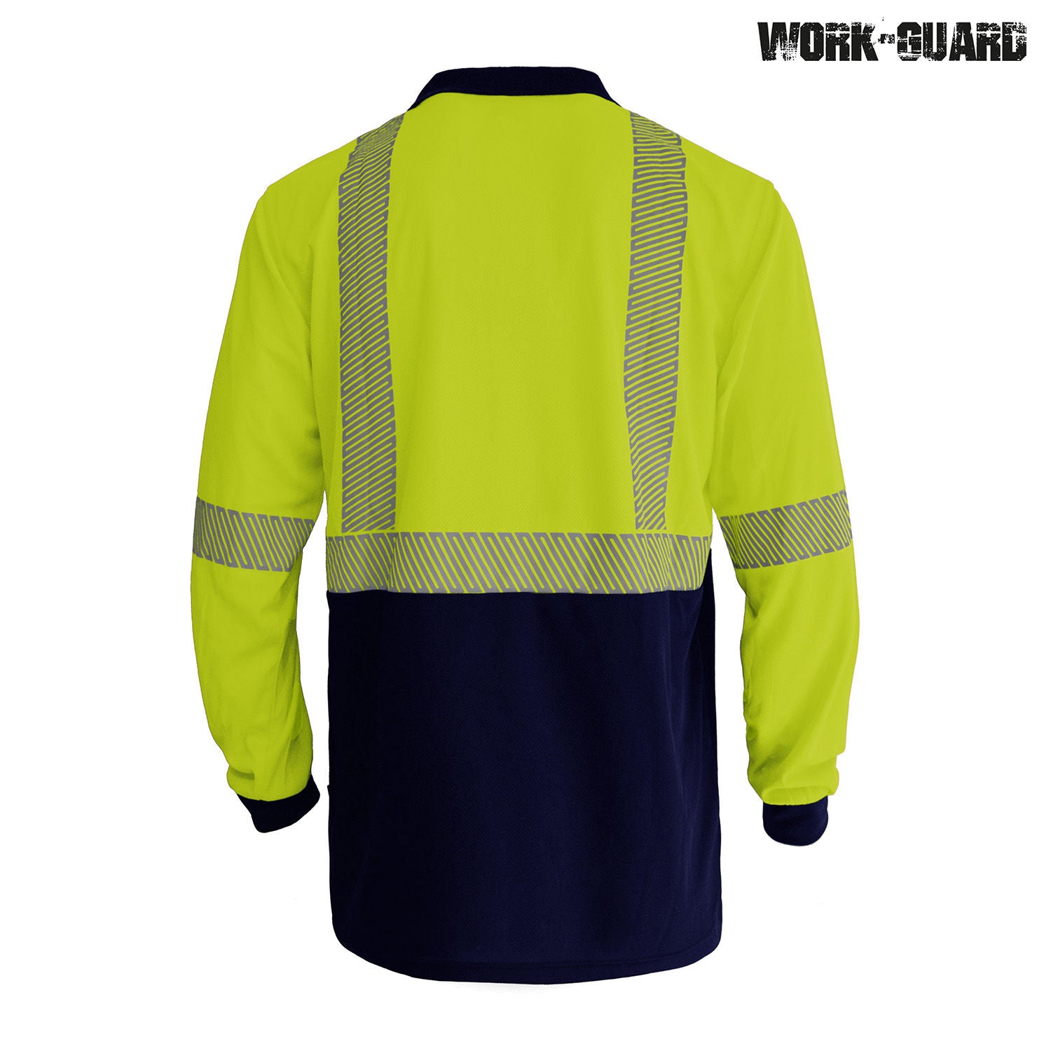 Work-Guard Recycled Hi Vis Long Sleeve Day/Night Polo