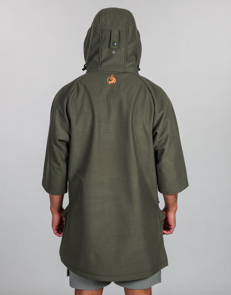 Huntsman Bushshirt Green - Water-Resistant - Windproof - Fleece - Back