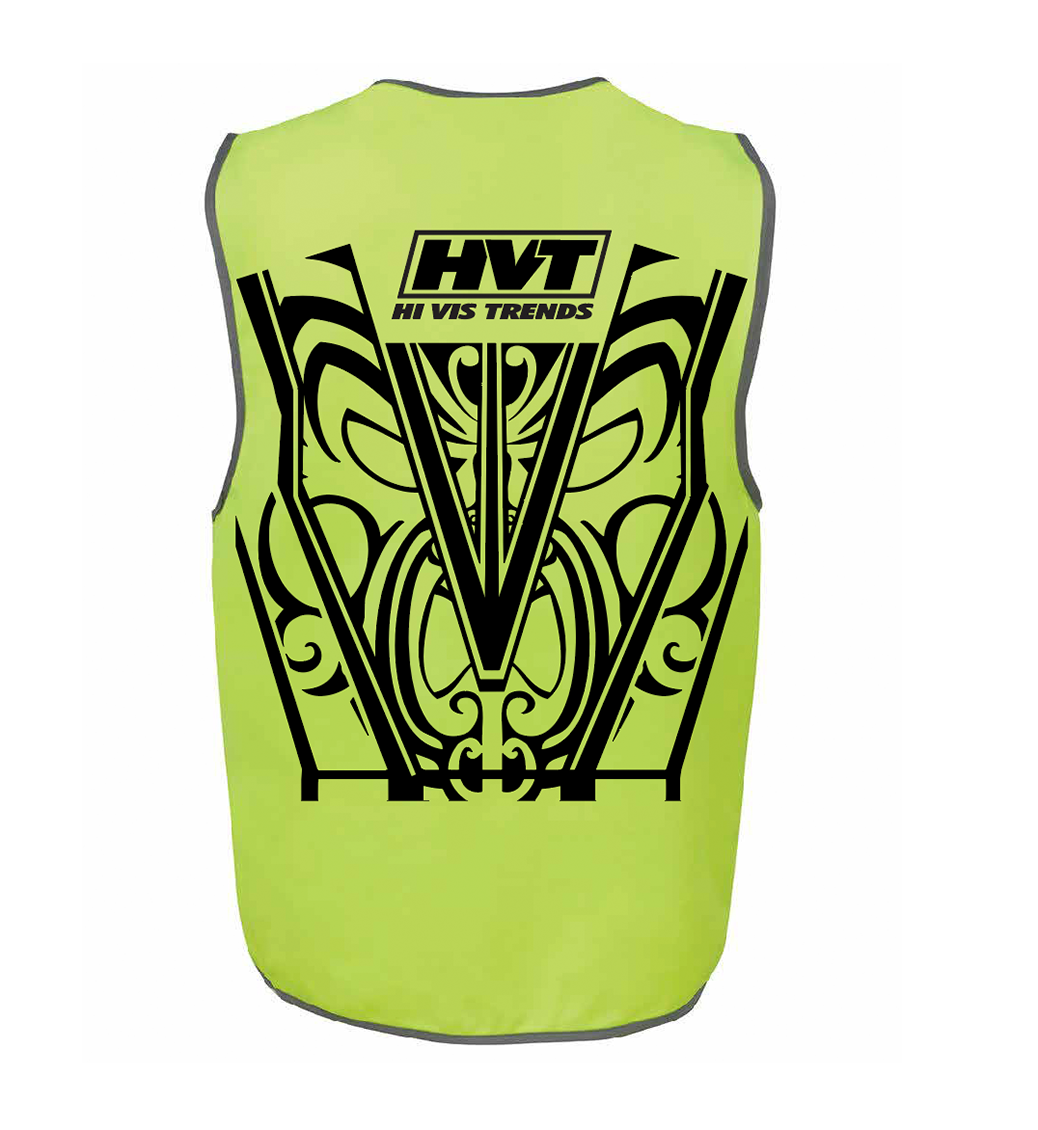 Hi Vis Adult Vest-HVT LOGO - Hi-Vis-Trends