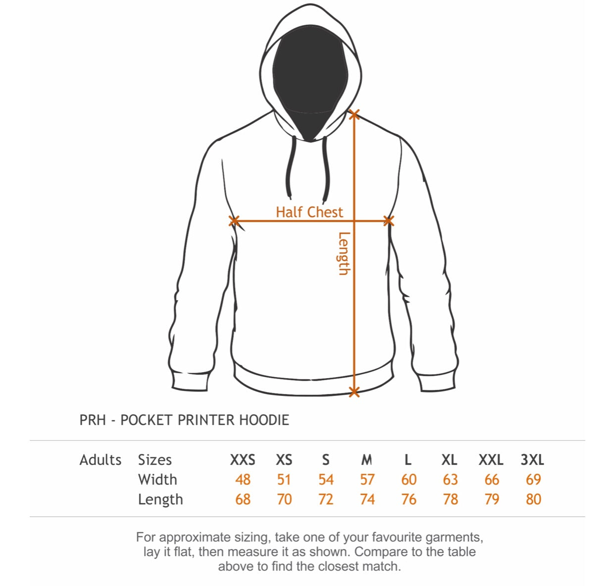 Hoodie- Dark Navy with Orange Hi-Vis - Hi-Vis-Trends