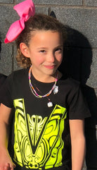 Kids T-Shirts- Black/Hi Vis Yellow - Hi-Vis-Trends