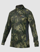 Apex Quarter Zip Base Layer Woodlands Camo - Side