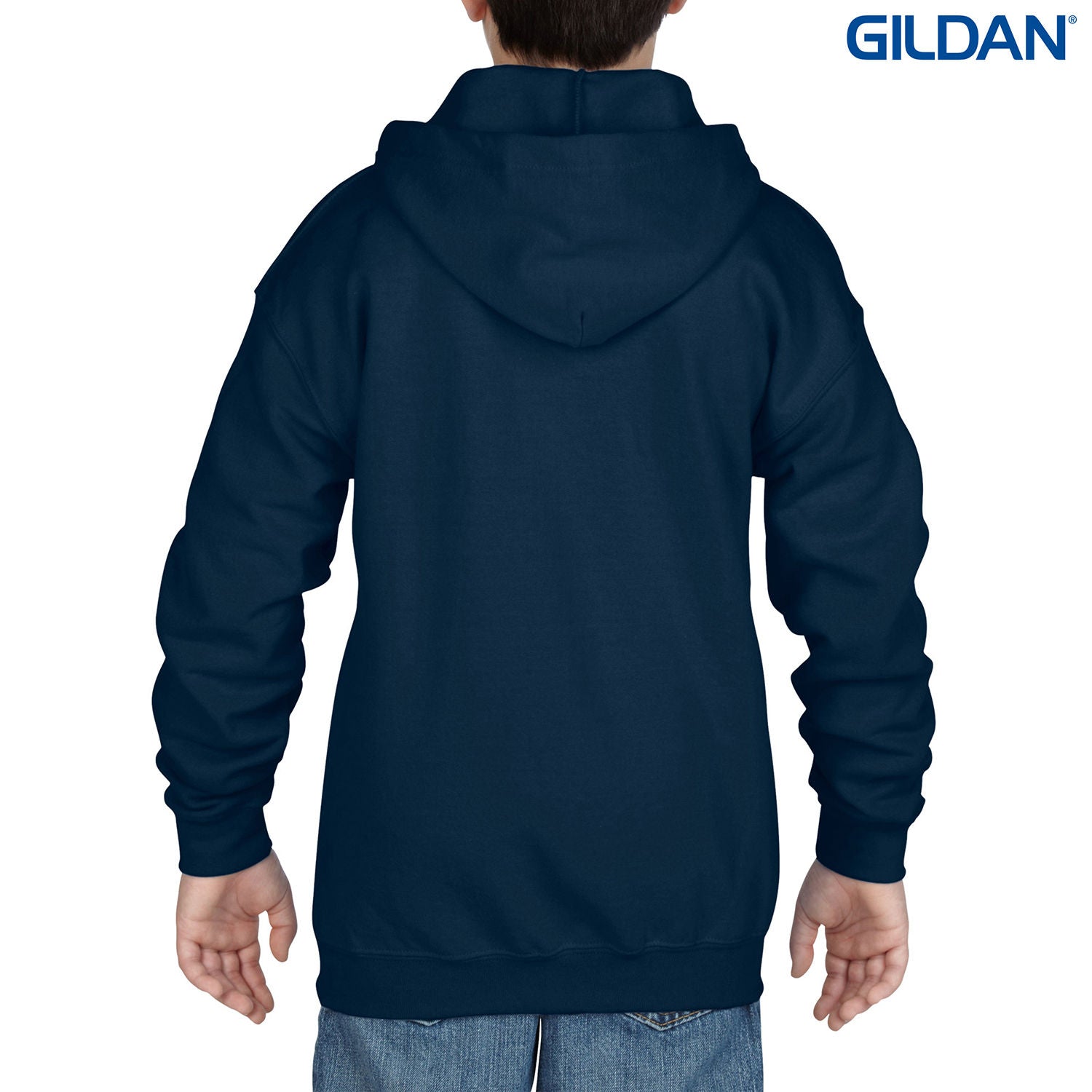 Gildan Heavy Blend Youth Full Zip Hooded Sweatshirt