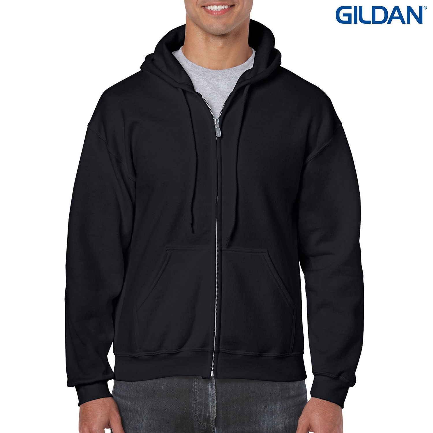Gildan Heavy Blend Adult Full Zip Hooded Sweatshirt