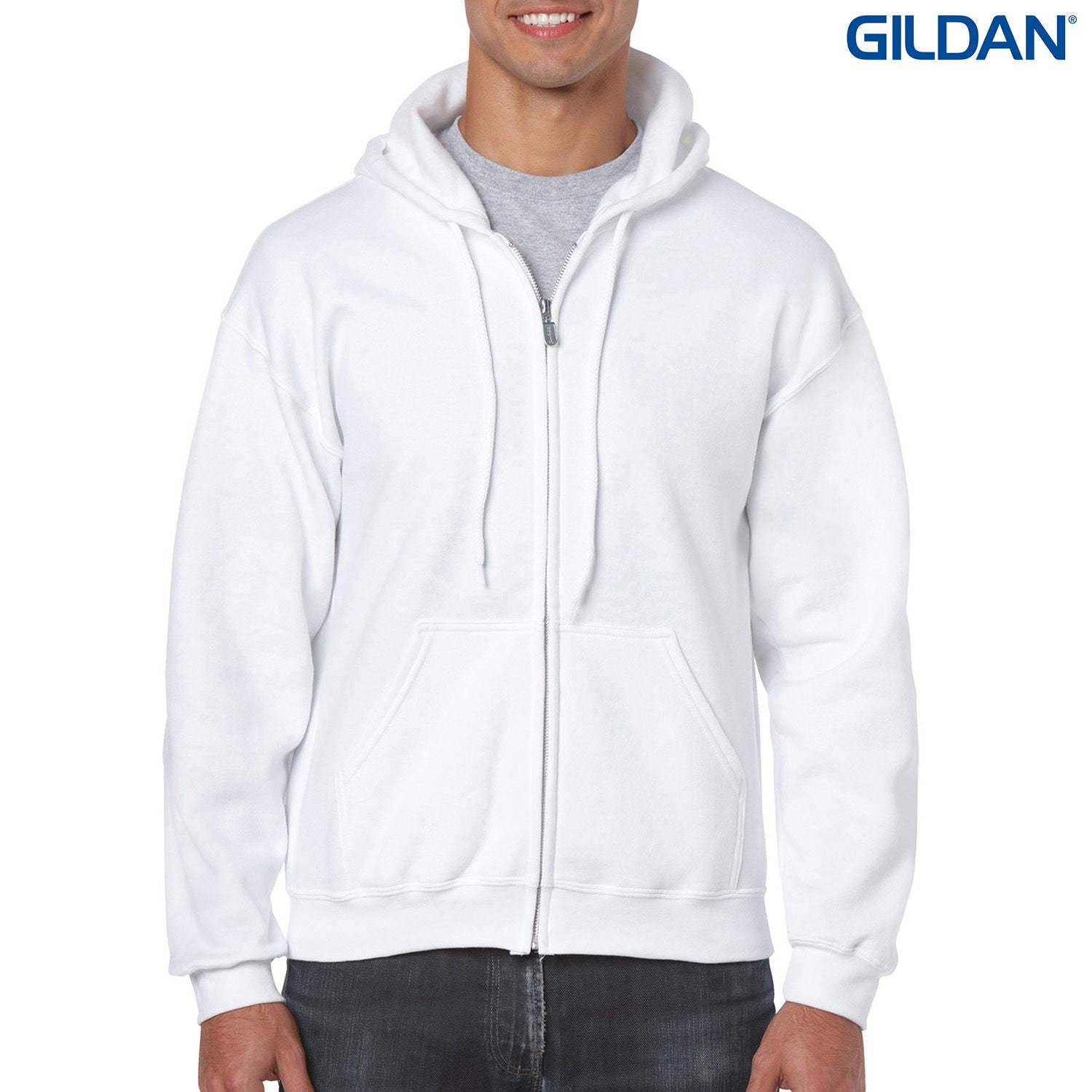 Gildan Heavy Blend Adult Full Zip Hooded Sweatshirt