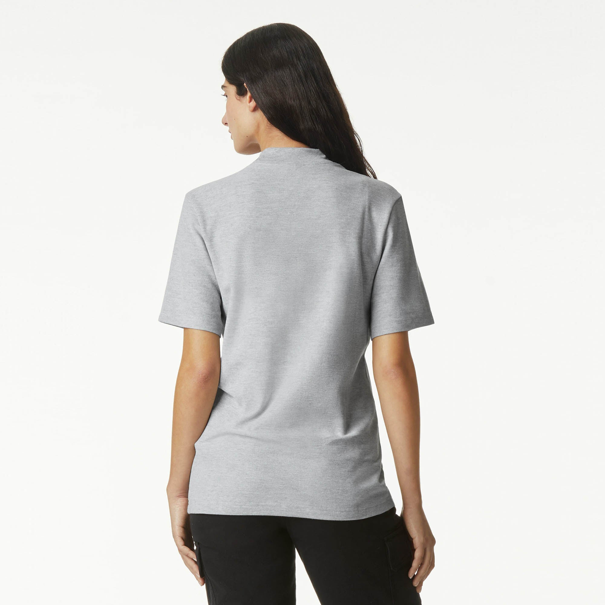 American Apparel Unisex Pique Mockneck 