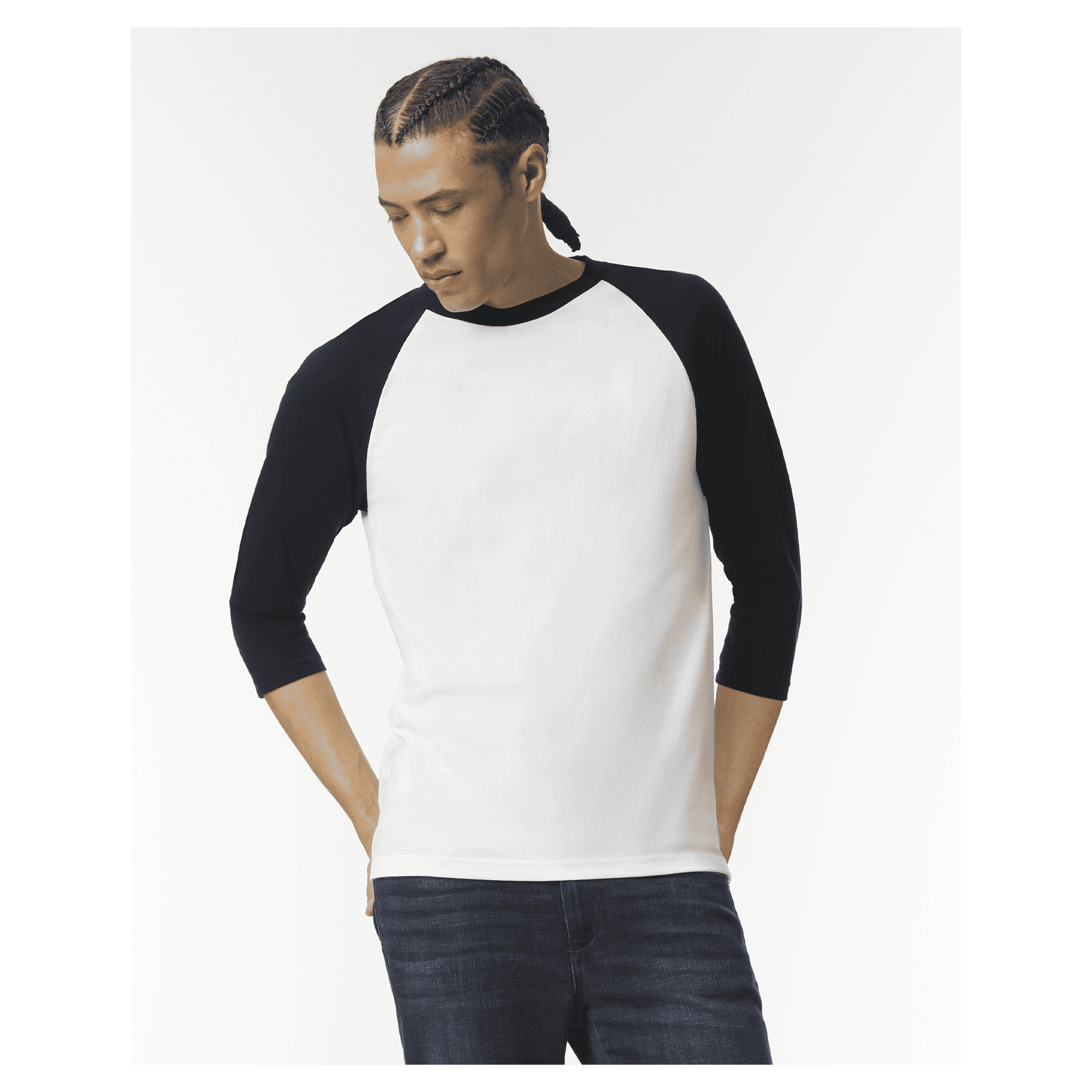 American Apparel CVC Unisex Raglan T-shirt