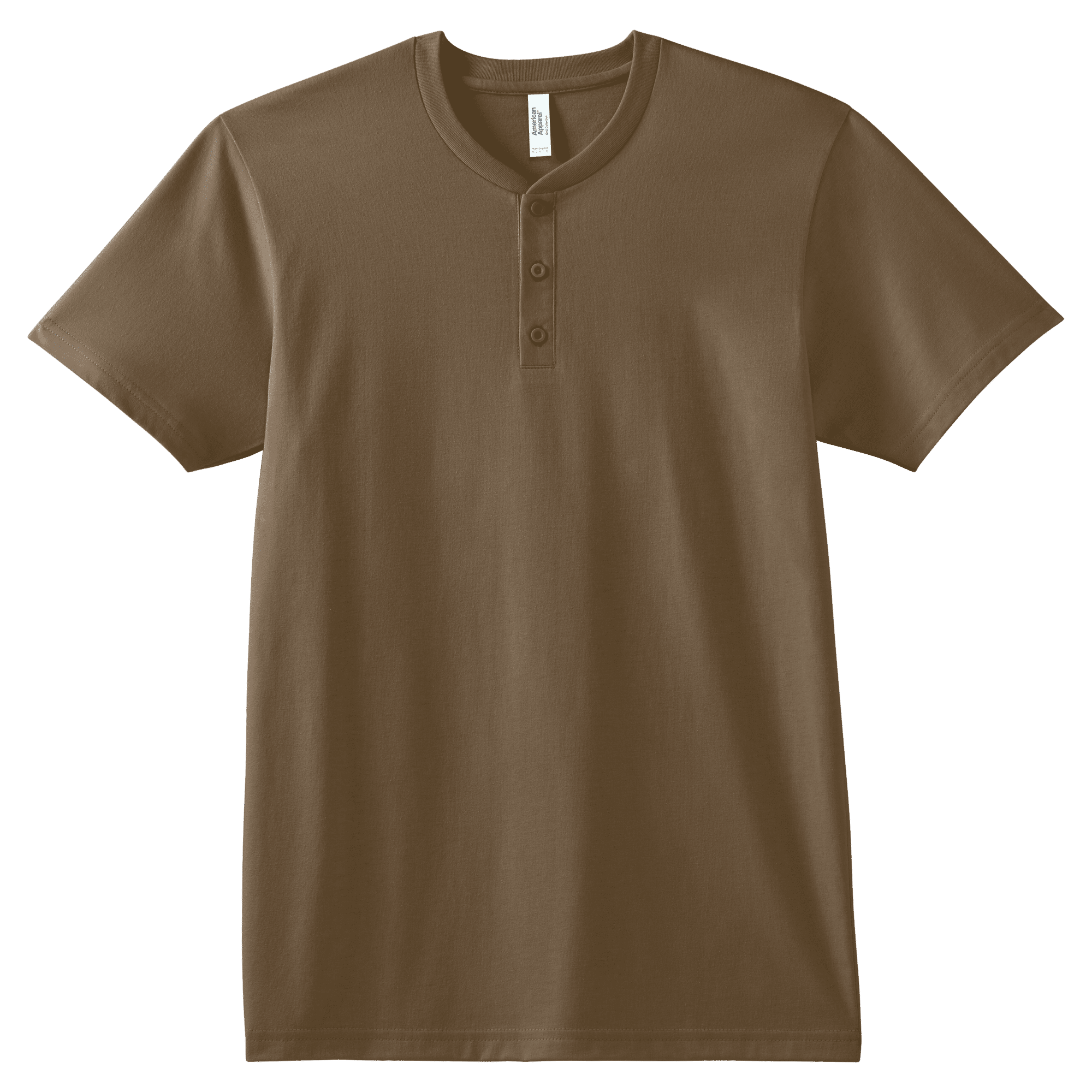 American Apparel CVC Unisex Henley T-shirt