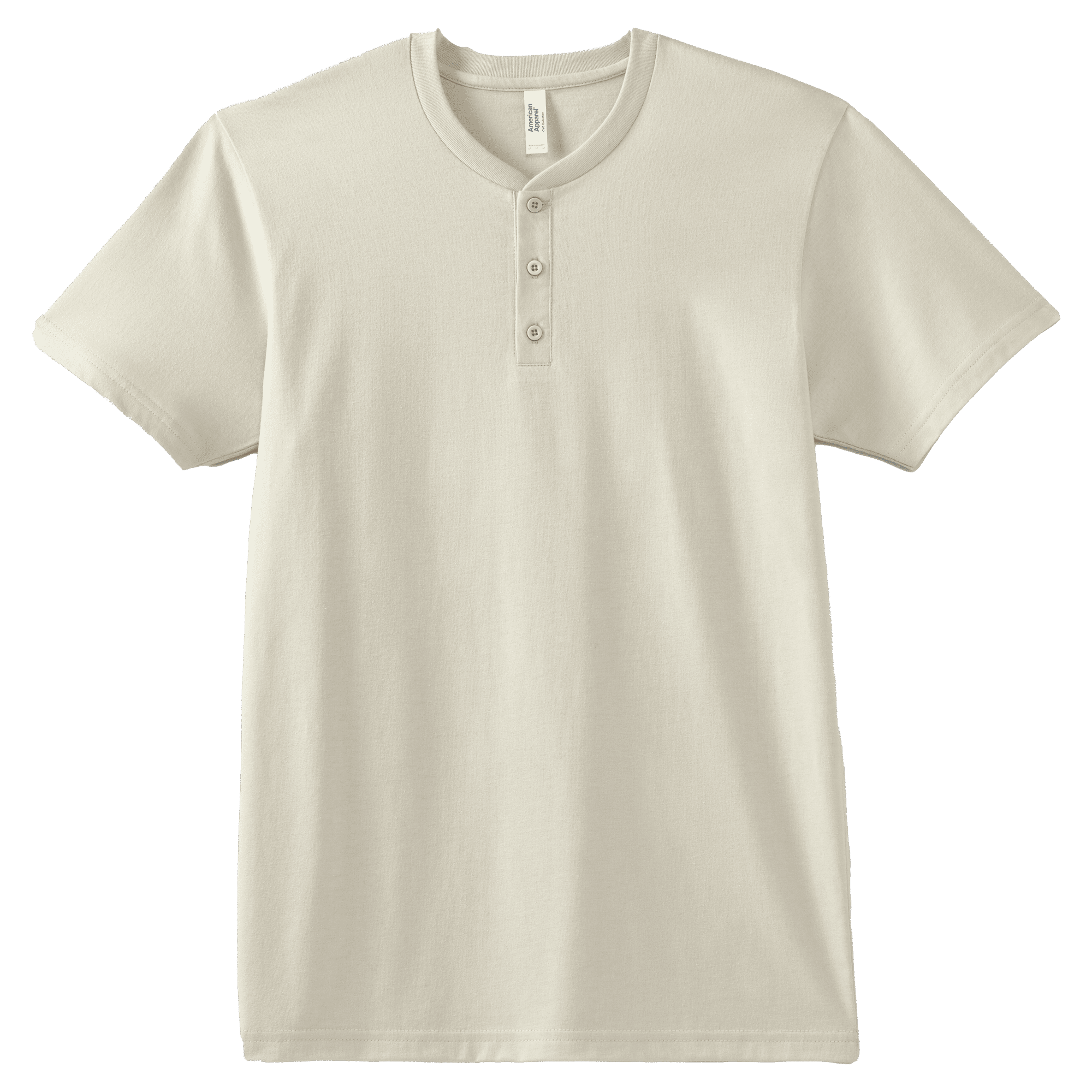American Apparel CVC Unisex Henley T-shirt