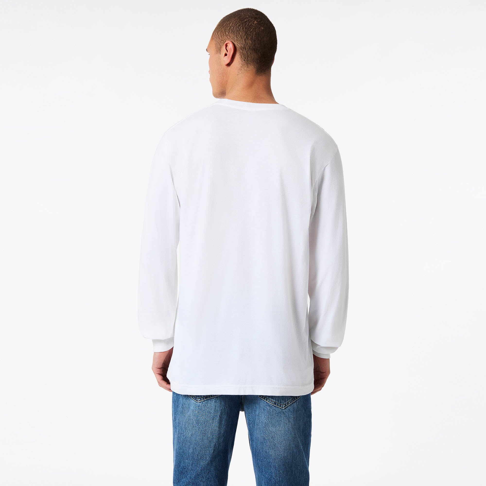 American Apparel Cotton Long Sleeve Fine Jersey T-shirt