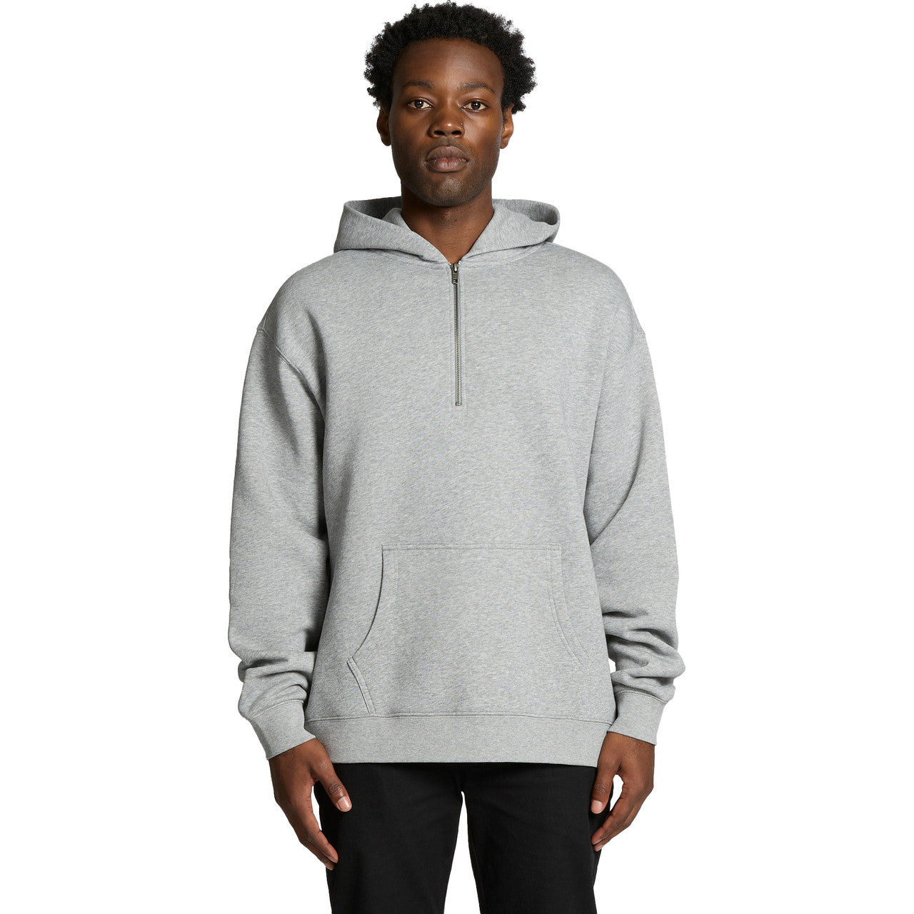 ●AAKAM● 25SS Hooded Eyelet Half Zip-Up 5164_RELAX_HALF_ZIP_HOOD_BLACK