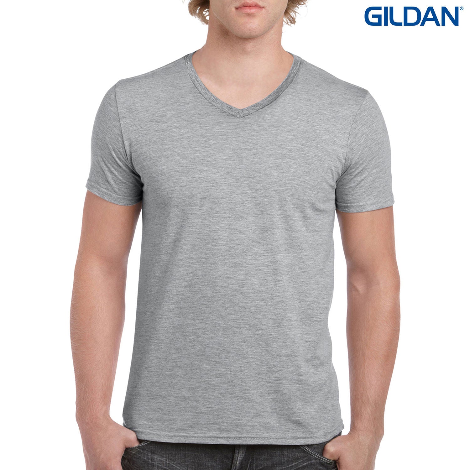 Gildan Softstyle Adult V-Neck T-Shirt 