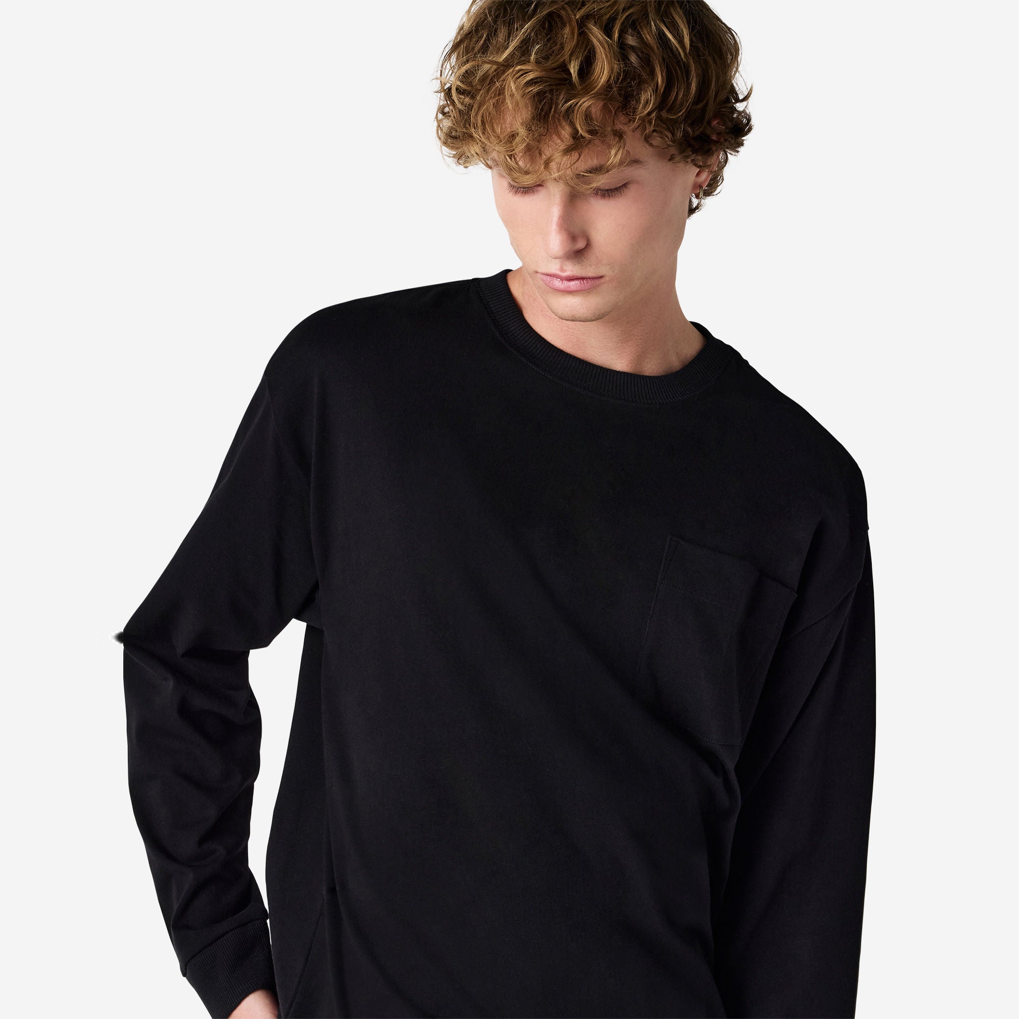 American Apparel Super Heavyweight Long Sleeve T-Shirt with Pocket