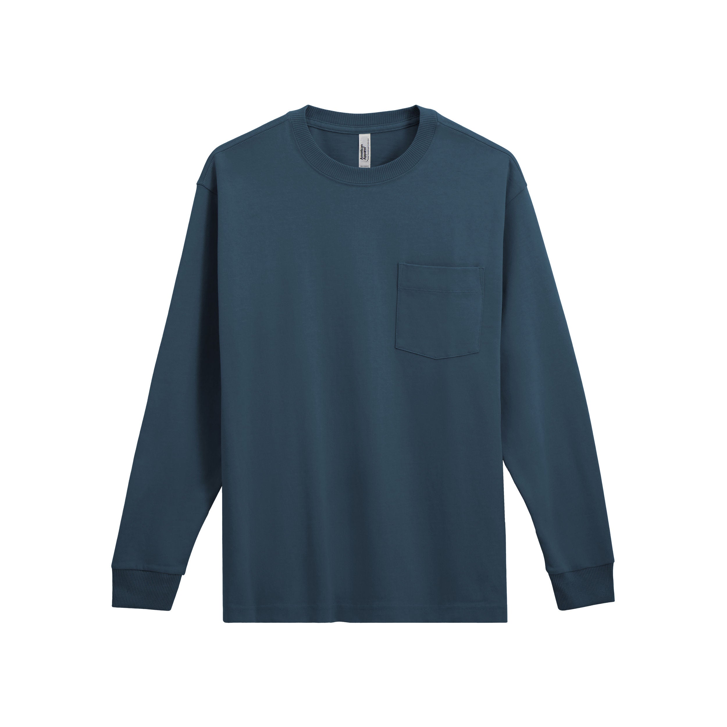 American Apparel Super Heavyweight Long Sleeve T-Shirt with Pocket