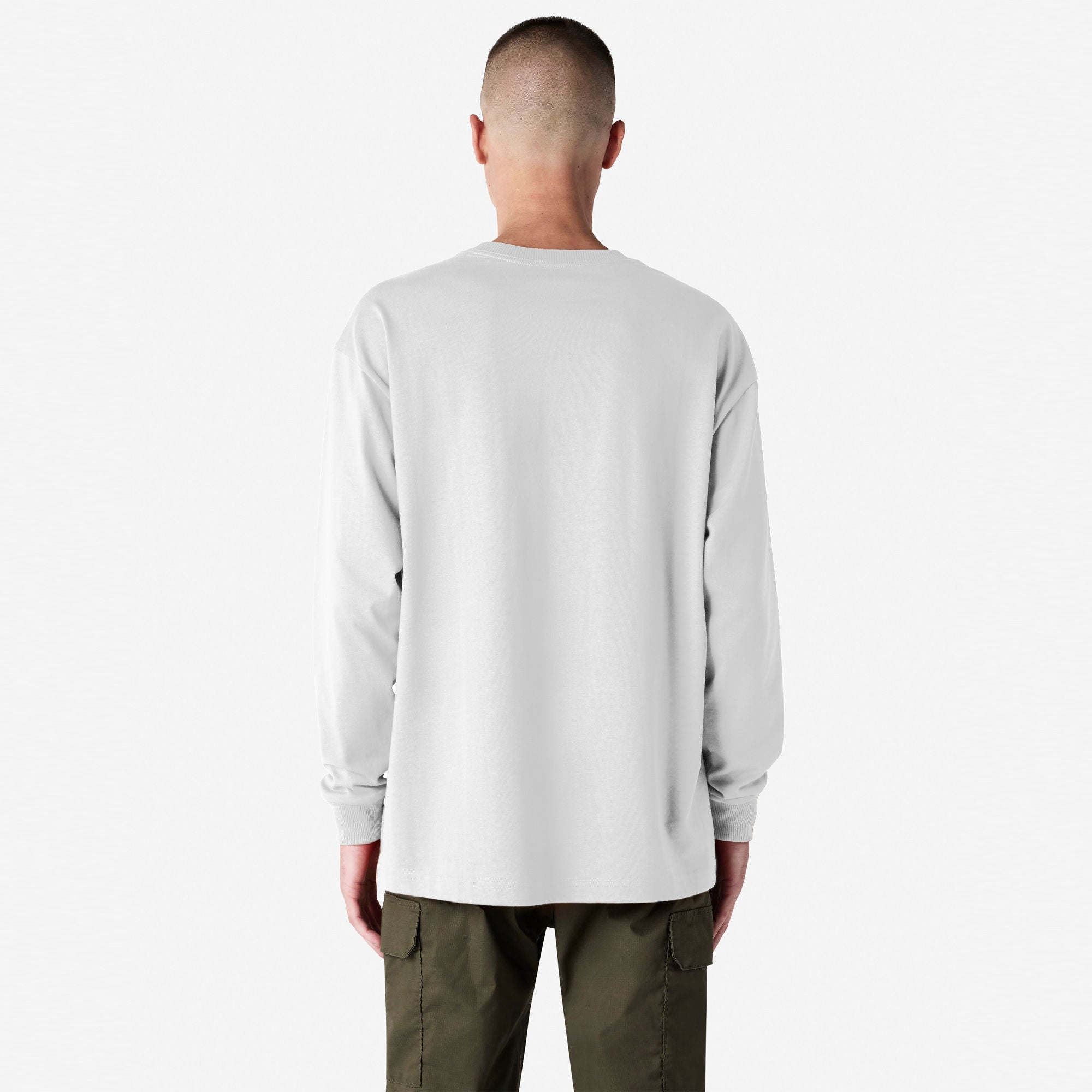American Apparel Super Heavyweight Long Sleeve T-Shirt with Pocket