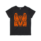 Kids T-Shirts- Black/ Hi Vis Orange - Hi-Vis-Trends