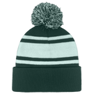 Headwear24 Cuffed Knitted Pom Pom Beanie